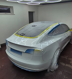 Tesla Model 3 Car Respray